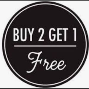 Buy 2 Get 1 Free